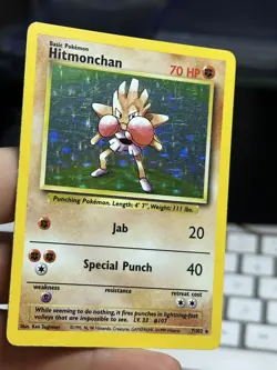 Hitmonchan 7/102 1999 8/130 Base Set 2 2000 Vintage Pokemon Card Lot WOTC - Image 5