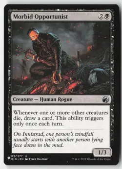 MTG - Morbid Opportunist U (The List) 113/277 LP-NM - Image 1