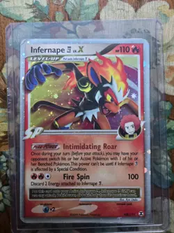 Pokemon TCG Infernape E4 Lv.X Rising Rivals 108/111 Holo Ultra Rare - Image 1