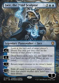 [1x] Jace, the Mind Sculptor - Borderless Near Mint, English Bloomburrow Command - Image 1