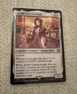Aerith Gainsborough MTG Final Fantasy Rare Regular - Image 1