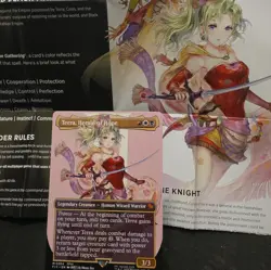 MTG Terra Herald of Hope 204 Borderless Regular Commander: Final Fantasy FIC - Image 1