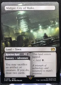 Midgar, City of Mako #313 Final Fantasy Borderless Regular Rare - Image 1