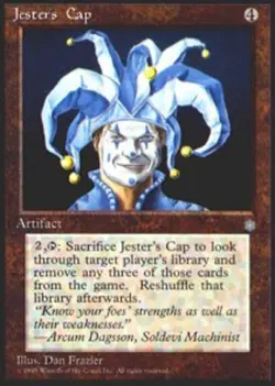 MTG Jester's Cap, Ice Age, Damaged, English - Image 1