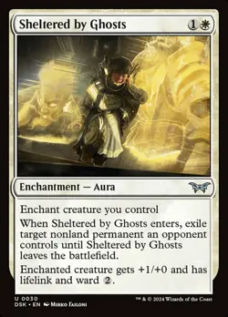 [1x] Sheltered by Ghosts Near Mint, English Duskmourn: House of Horror MTG Magic - Image 1