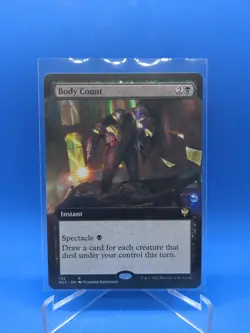 1x Body Count Extended Art 135 - New Capenna Commander NCC - MTG Regular NM - Image 1