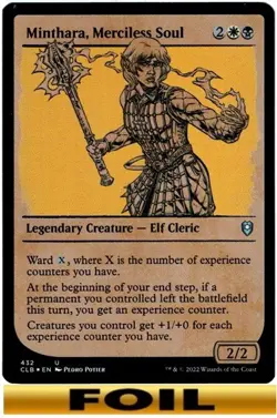 1x - Minthara, Merciless Soul - FOIL SHOWCASE - Commander Legends Baldur's Gate - Image 1