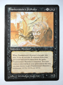 Frankenstein's Monster The Dark LP Lightly Played MTG Magic the Gathering - Image 1