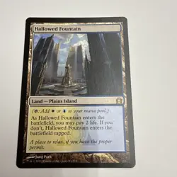 MTG Hallowed Fountain Return to Ravnica Rare Shock Land Magic the Gathering - Image 1