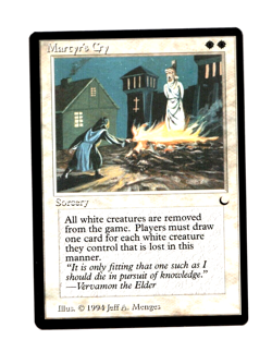 MTG Martyr's Cry SP/NM- The Dark Magic the Gathering ~ Free Shipping ~ - Image 1