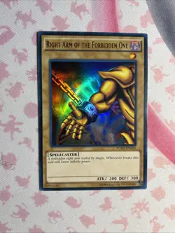 Konami Right Arm of the Forbidden One YGLD-ENA20 Ultra Rare Holo NM - Image 1