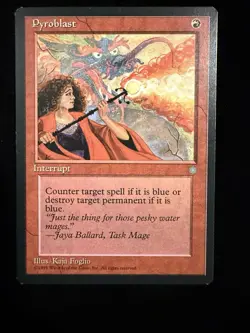 Magic The Gathering - Ice Age Pyroblast - Image 1