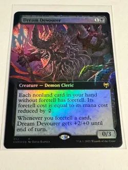 Dream Devourer (Extended Art) Kaldheim Foil NM Magic the Gathering - Image 1