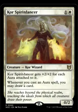 Kor Spiritdancer #69 MTG Wilds of Eldraine NM X1 - Image 1