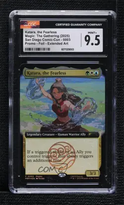 Katara the Fearless (Extended Art) Magic: 2025 SDCC Promo CGC 9.5 Mint+ - Image 1