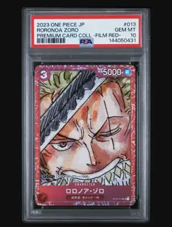 One Piece TCG Roronoa Zoro Premium Collection Film Red ST01-013 Promo Card NM - Image 1