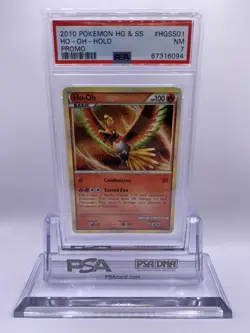Ho-Oh HGSS01 PSA 7 Holo Pokemon HGSS Promo - Image 1