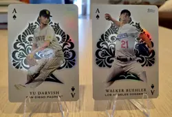 2023 Topps All Aces Lot of 3 Yu Darvish, Tom Seaver & Walker Buehler - Image 1