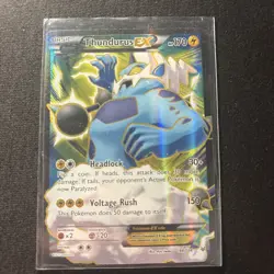 Thundurus EX (98 Full Art) 98/108 Roaring Skies Holo - Image 2