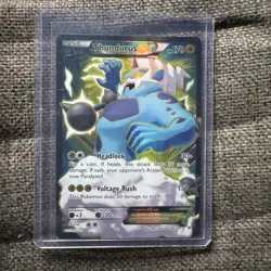 Thundurus EX (98 Full Art) 98/108 Roaring Skies Holo - Image 1