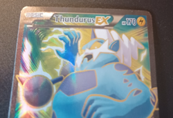 THUNDURUS EX 98/108 ULTRA RARE ROARING SKIES FULL ART HOLO - Light Play - Image 3