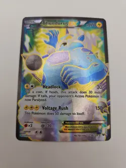 Thundurus EX (98 Full Art) 98/108 Roaring Skies Holo - Image 1
