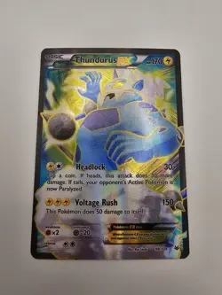 Thundurus EX (98 Full Art) 98/108 Roaring Skies Holo - Image 2
