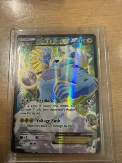 Thundurus EX (98 Full Art) 98/108 Roaring Skies Holo - Image 1