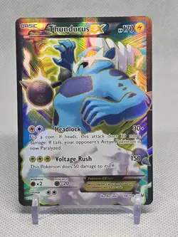 Pokemon Thundurus EX Full Art 98/108 Roaring Skies Ultra Rare Holo - Image 1
