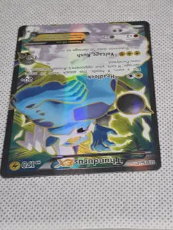 Pokemon Thundurus EX Full Art 98/108 Roaring Skies Ultra Rare Holo - Image 5