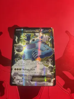 Pokemon TCG Thundurus-EX Roaring Skies 98/108 Holo Full Art 1st Edition - Image 1
