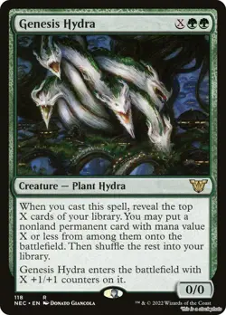 Genesis Hydra Commander: Kamigawa: Neon Dynasty NEC 118 Rare NM - Image 1