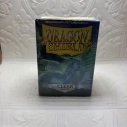 Dragon Shield AT-11001 Dragon Shields Matte Card Sleeves - Clear (100 Count) 5706569110017 - Image 1