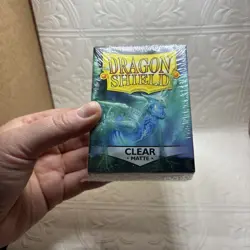 Dragon Shield AT-11001 Dragon Shields Matte Card Sleeves - Clear (100 Count) 5706569110017 - Image 2