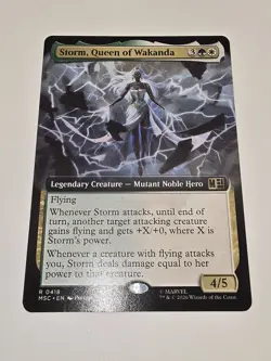 Storm, Queen of Wakanda (Extended Art) Commander: Marvel Super Heroes Regular - Image 1