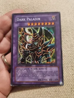 Yugioh!... Dark Paladin... DMG-001.. Secret Rare Limited Ed MP Game Promo - Image 2