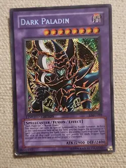 Yugioh!... Dark Paladin... DMG-001.. Secret Rare Limited Ed MP Game Promo - Image 5