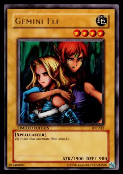 Gemini Elf - IOC-SE1 LP Ultra Rare Invasion of Chaos Yu-Gi-Oh - Image 1
