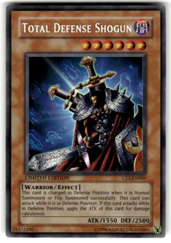 Total Defense Shogun Limited Secret Rare 2004 Collectors Tin CT1-EN001 LP - Image 1