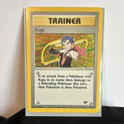 The Pokemon Company Koga 19/132 Gym Challenge Holo Rare EN Unlimited - Image 1