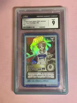 1999 ONE PIECE CARDDASS HYPER BATTLE FIRST STAGE NAMI #S05 CGC9 HY60 - Image 1