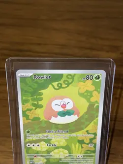Pokemon TCG Rowlet Illustration Rare Holo Perfect Order 090/088 - Image 3