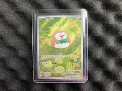 Rowlet Illustration Rare Full Art Perfect Order 090/088 Pokemon TCG NM - Image 1