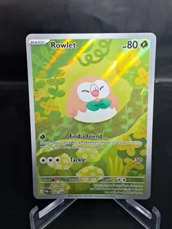 Rowlet 090/088 | Mega Evolution Perfect Order | Illustration Rare Pokemon Card - Image 1