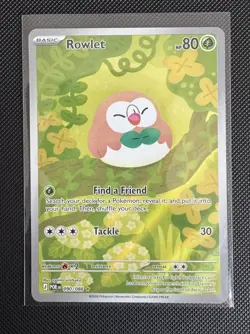 Rowlet 090/088 Holo Illustration Rare Perfect Order Pokemon Near Mint - Image 1