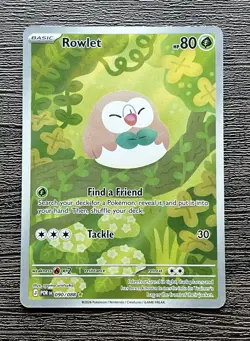 Rowlet 090/088 Perfect Order Illustration Rare NM Pokemon TCG - Image 1