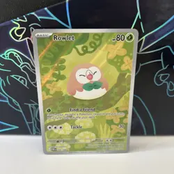 Pokemon TCG Rowlet 090/088 Perfect Order Illustration Rare Pack Fresh NM M - Image 1