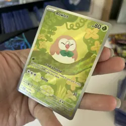 Pokemon TCG Rowlet 090/088 Perfect Order Illustration Rare Pack Fresh NM M - Image 5