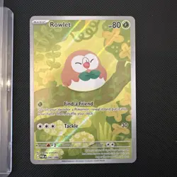 Pokemon TCG Rowlet 090/088 Illustration Rare - Perfect Order - Mint - Image 1