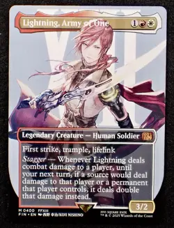 Lightning, Army of One (Borderless) #400 Final Fantasy - Image 1